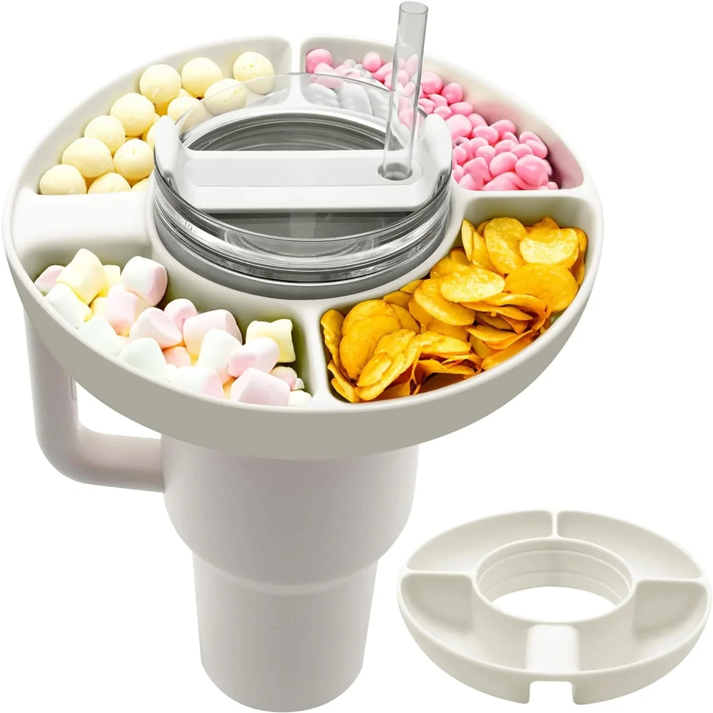 Silicone Snack Tray Attachment for Stanley Cup