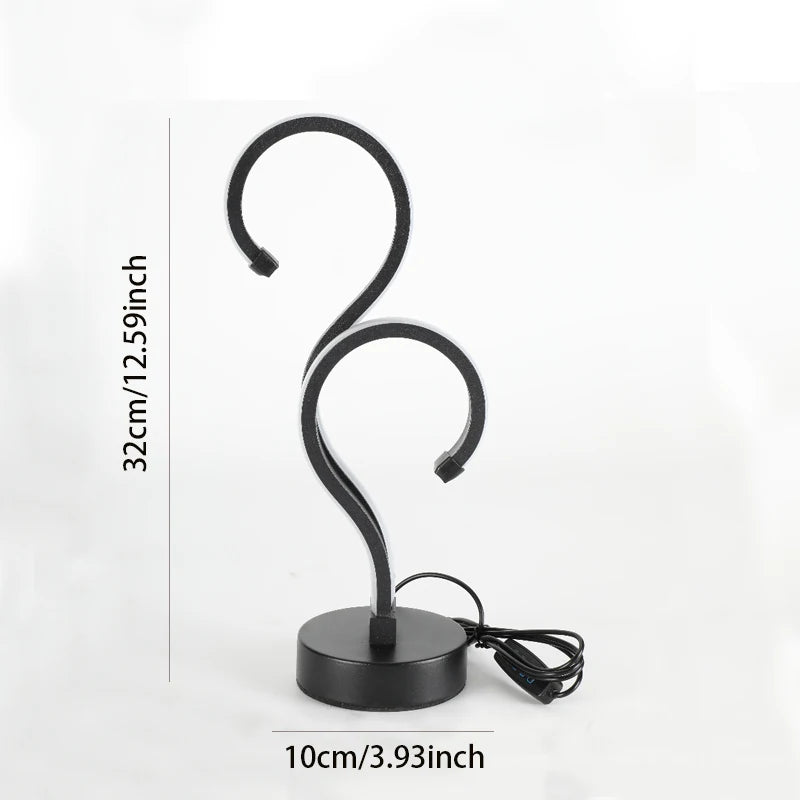 Creative Double Question Mark Desk Lamp