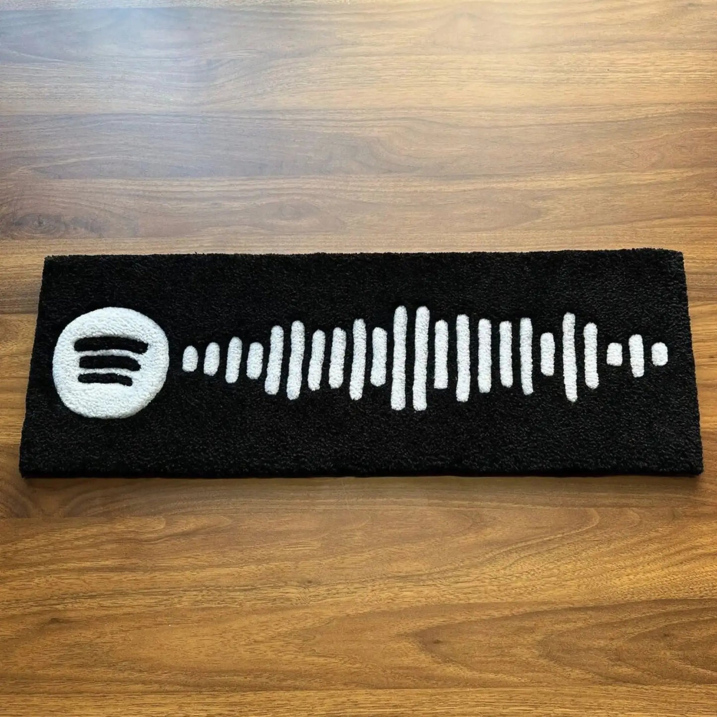 Handmade Spotify Music Code Rug