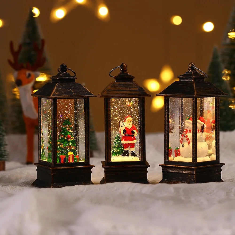 Christmas LED Lantern Night Lamp