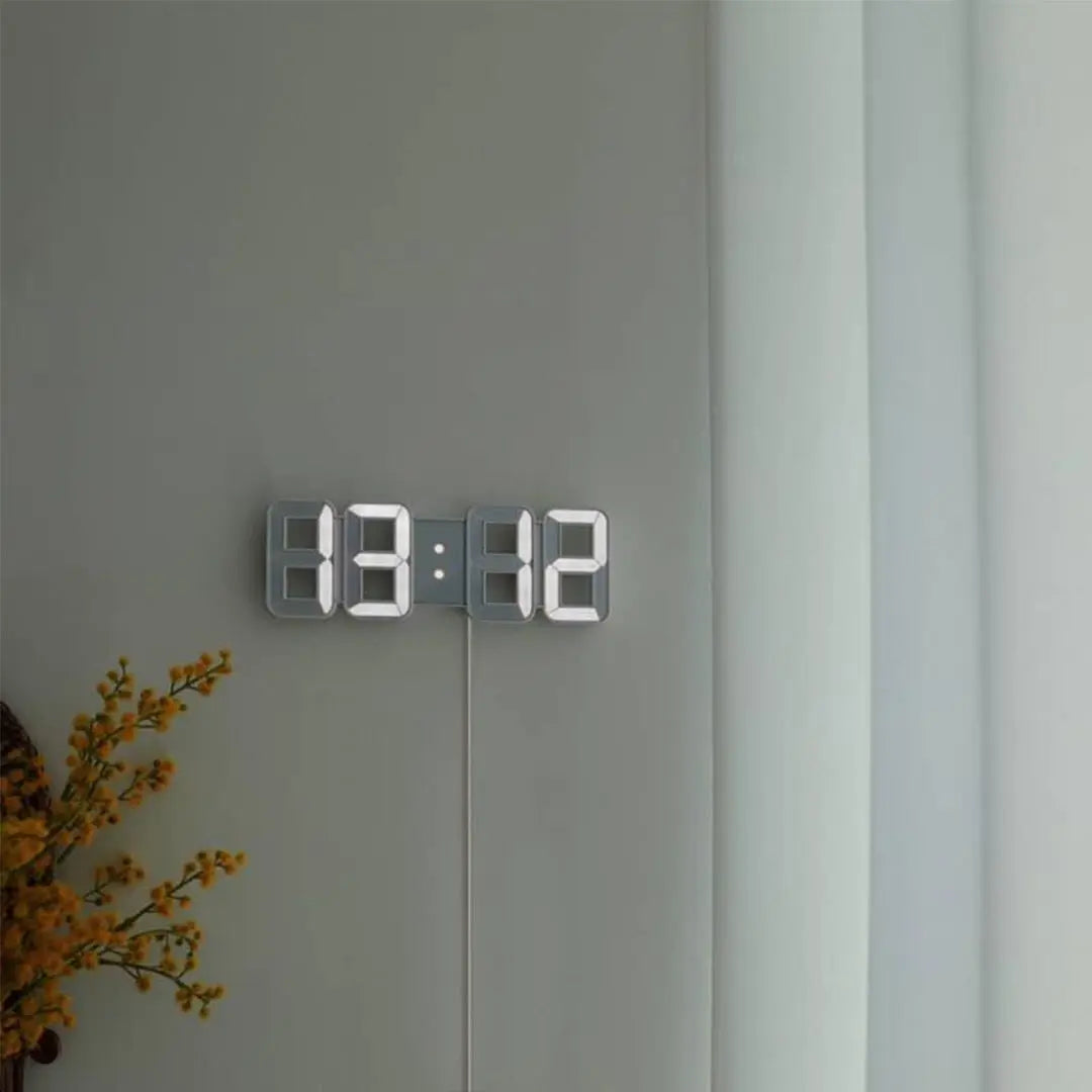 Nordic LED 3D Digital Table Clock with Alarm