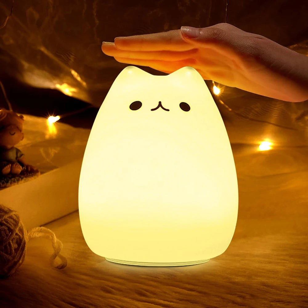 Kawaii Cat Night Light