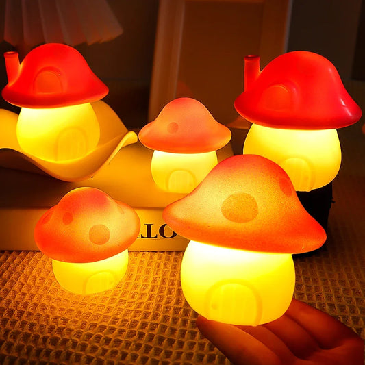 Portable LED Mushroom Night Light