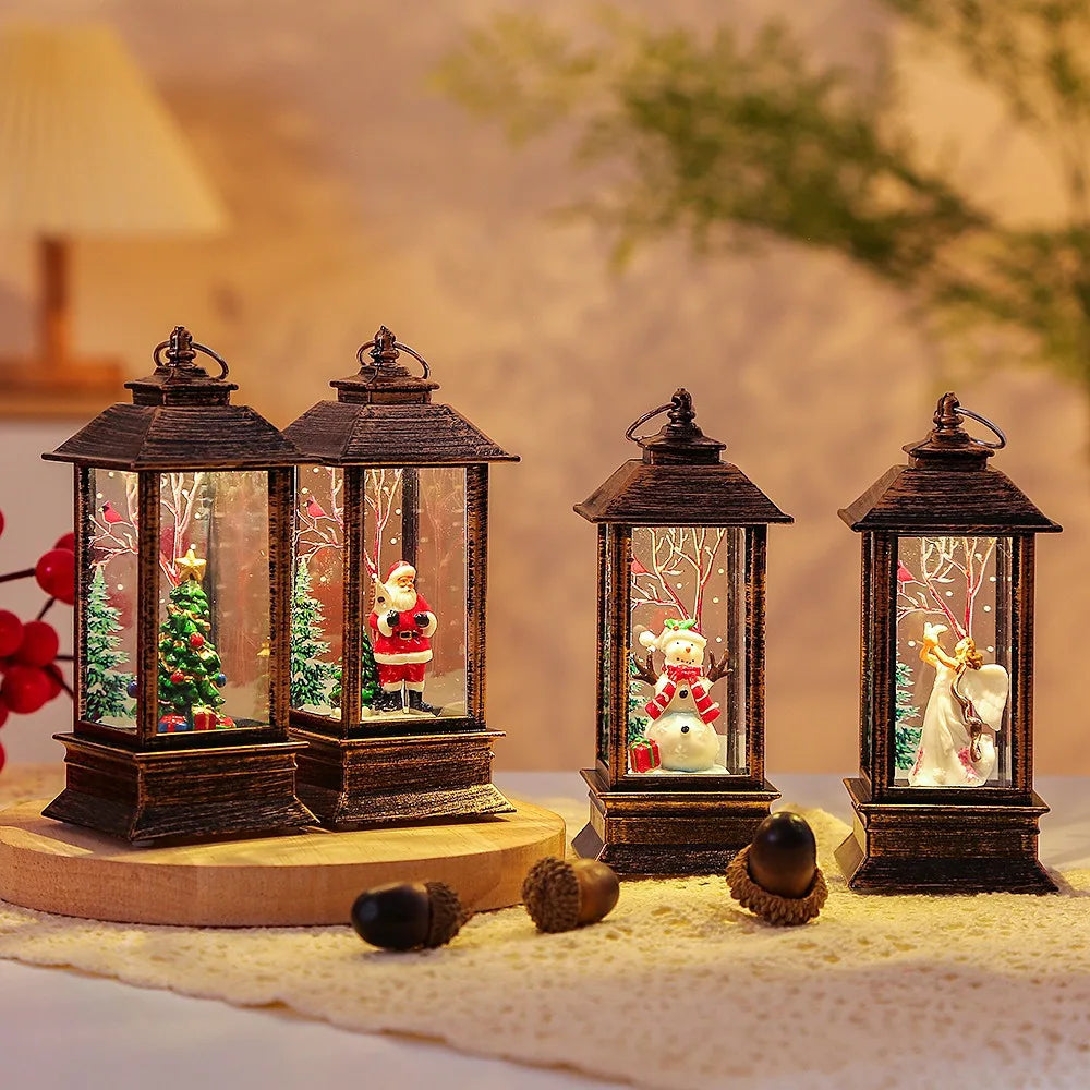 Christmas LED Lantern Night Lamp