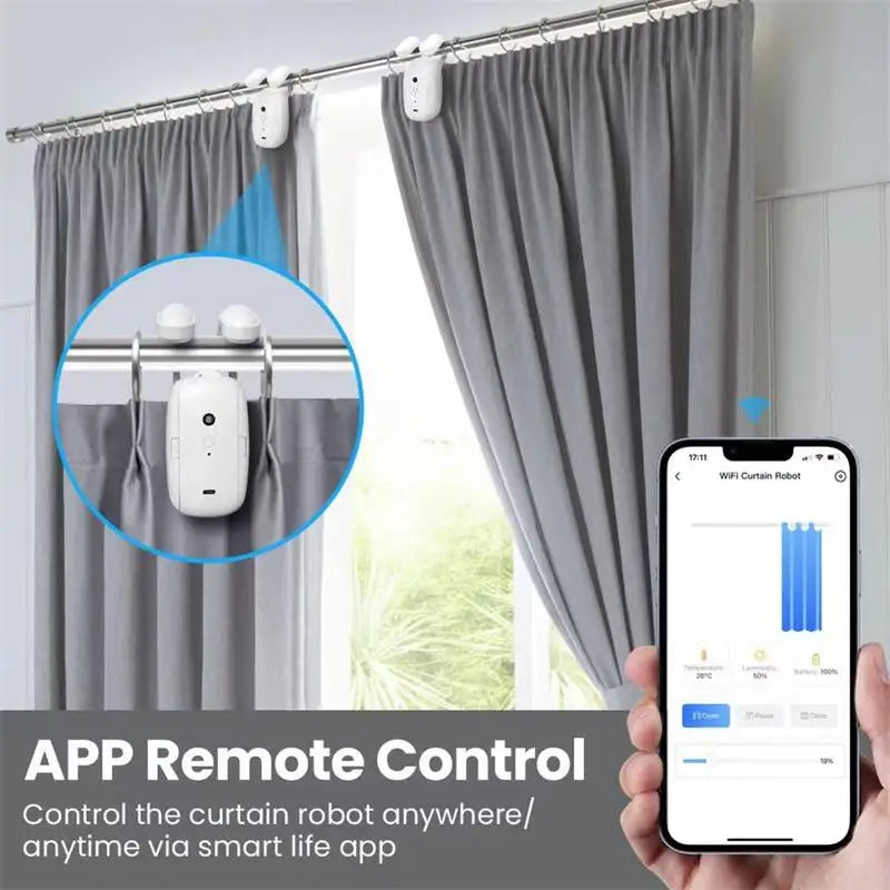 Tuya Smart WiFi Bluetooth Curtain Robo