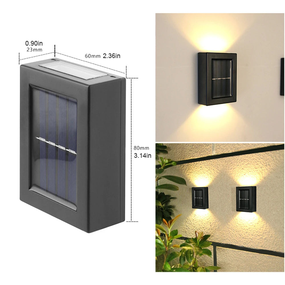 Waterproof Solar LED Wall Lamp