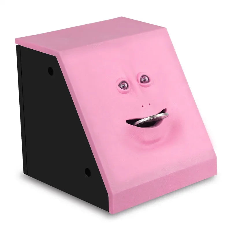 Interactive Human Face Piggy Bank